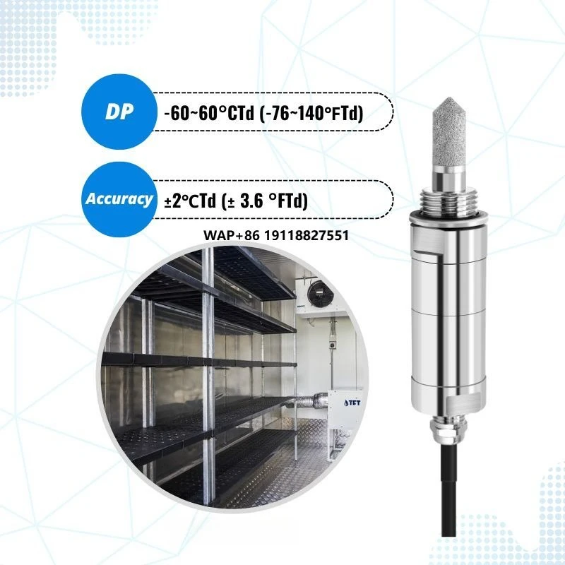 

HG602 Explosion Proof Dew Point Sensor Transmitter with RS485 0-5V 0-10V 4-20mA -60 to 60℃Td Ultra-Precision Air