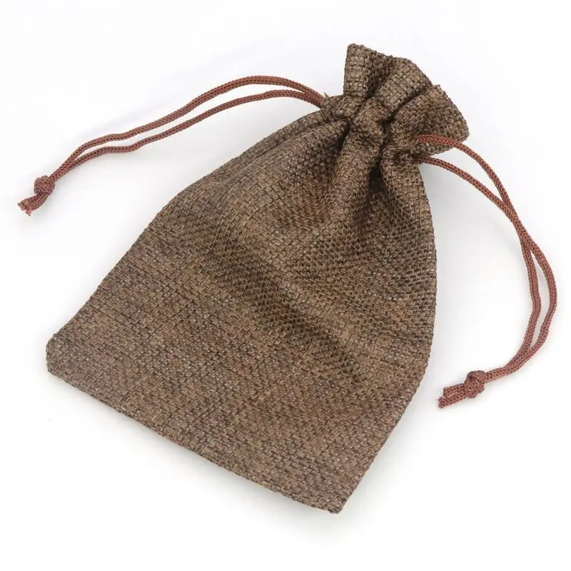 5Pcs/lot Jewelry Pouches Gift Bag and Packaging Fabric Drawstring Pouches For Jewelry Finding Wedding Engagement DIY Accessories