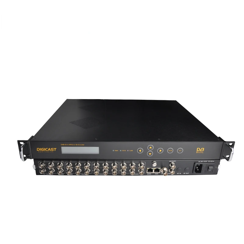 DIGICAST 32 channel MPEG-4 SD ASI Converter AV to IP Encoder with built-in Multiplexer