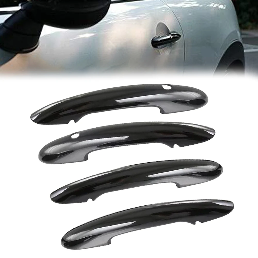ABS Door Handle For Cover for MINI For Cooper F55 F60 with 2 For Smart Keyholes Replacement Part for 2014 and Later Models