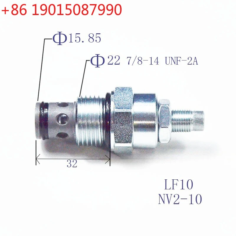 

Картриджный клапан с резьбовым соединением LF10-00, двунаправленный