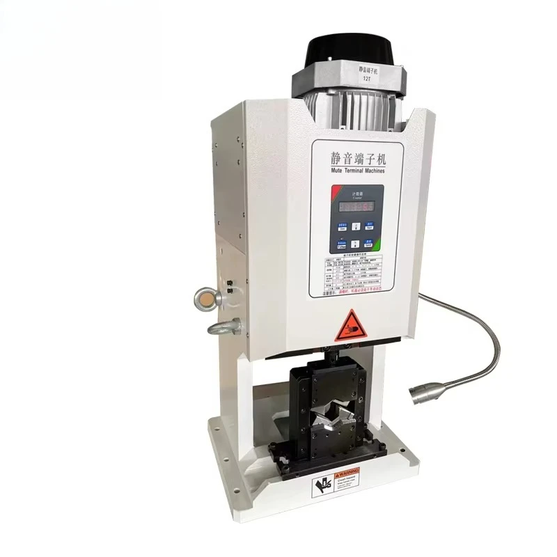 12Ton Cable Press Machine With Hexagonal Terminal Crimping Mould Non Insulated Large Terminal Crimping Machine
