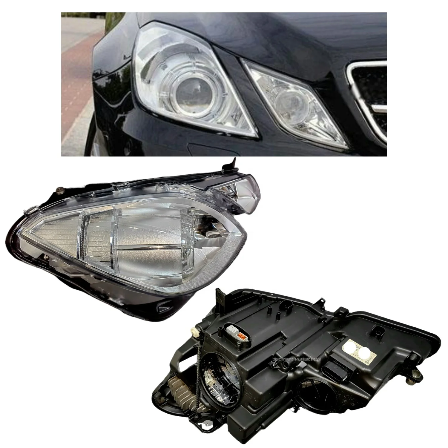 W207 E-Class 2009-2013 HID Xenon Front Headlight Assembly Fit E200 E300 E350 Auto Lighting System Parts OEM