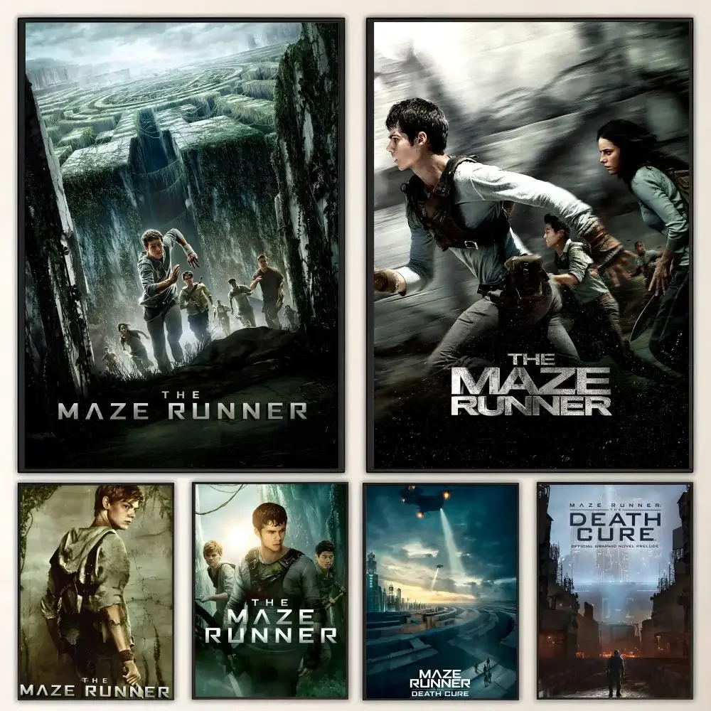 Movie The Maze Runner Poster HD art waterproof sticky wall home decoration aesthetic