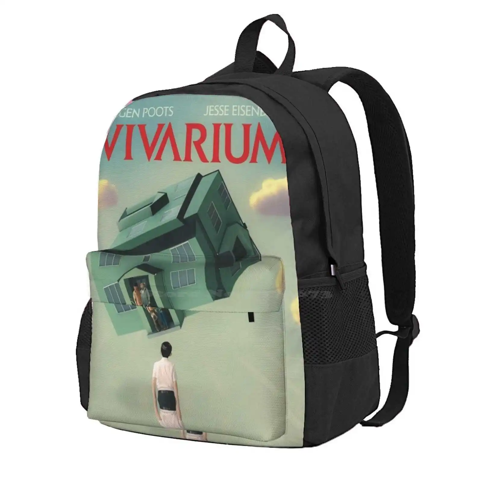 Vivarium - Home Fly Hot Sale Schoolbag Backpack Fashion Bags House Science Fiction Killer Joe Cannes Green Vivarium Home Fly