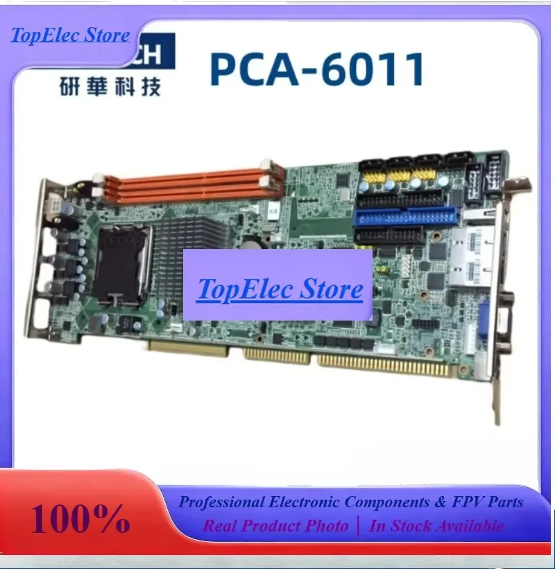 TOPesAdvantech Pca-6011 Rev.a1 Industrial Computer Motherboard Pca-6011g2/vg G41 Chipset
