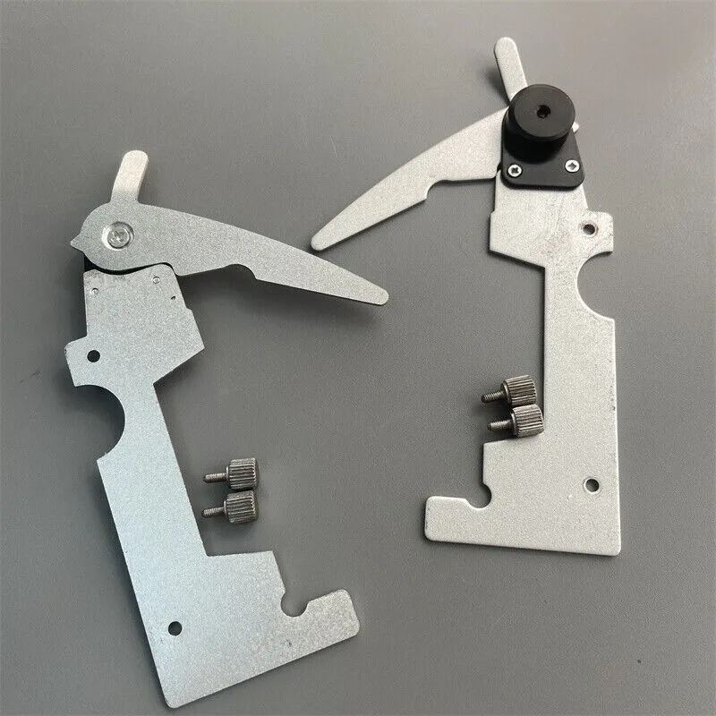 1PC 115/125mm Black and Silver Microscope Specimen Holder Double Mechanical Stage Mobile Stage Parts Stand Tools