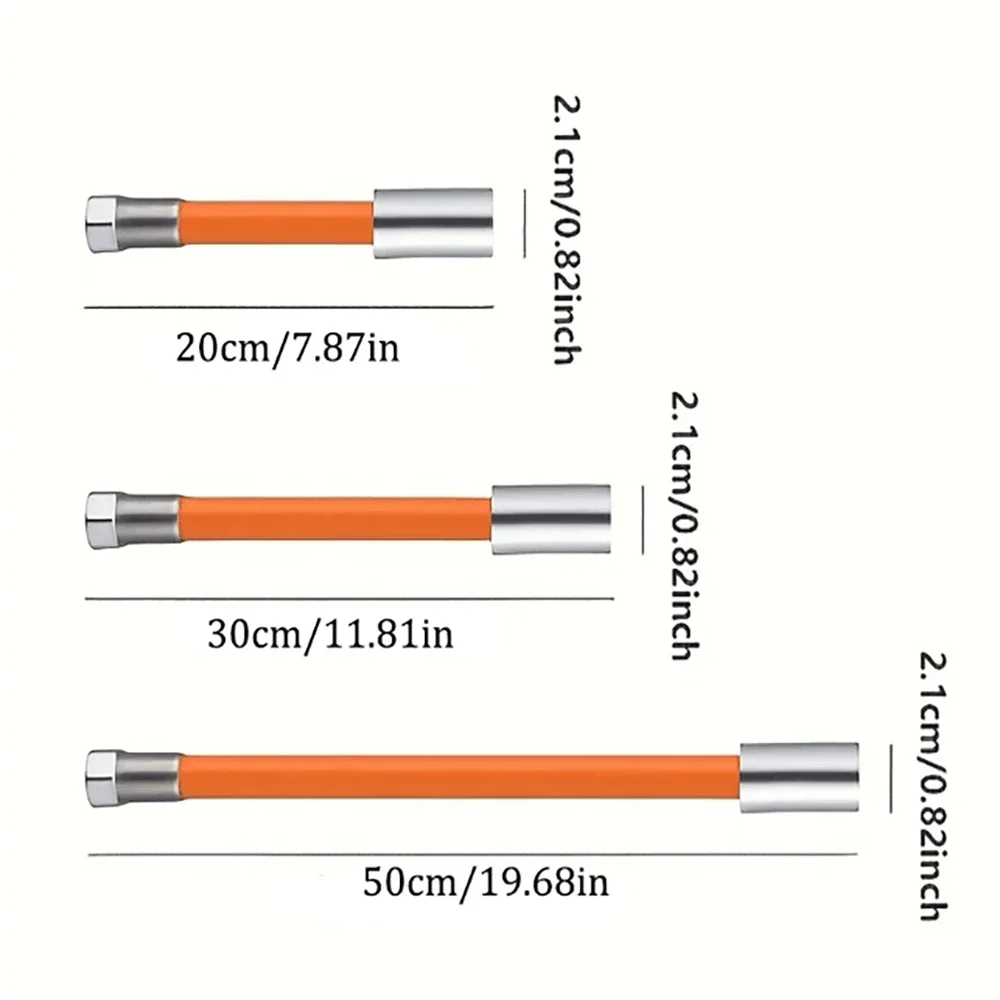Water Faucet Extension Pipe, Universal Extended Water Pipe, Anti-Splash Extension Pipe bathroom accessories  faucet extender image 6
