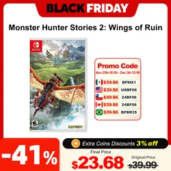 Monster Hunter Stories 2 Wings of Ruin Juegos Nintendo Switch Game Deals 100%, tarjeta de juego física Original, género de aventura para Switch