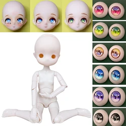 Anime Face Doll Head DIY 30cm Doll Makeup Doll Head lub Whole Doll Makeup 1/6 Bjd Doll Girl Doll Toy Gift