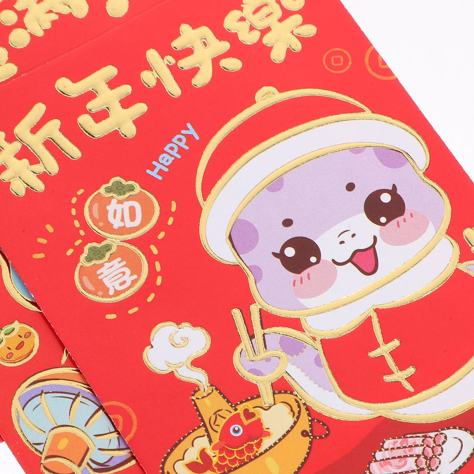 Cartoon Snake Envelope New Year Supply Paper Red Envelopes 2025 Packet Creative Packets Money Pockets Luck Bag