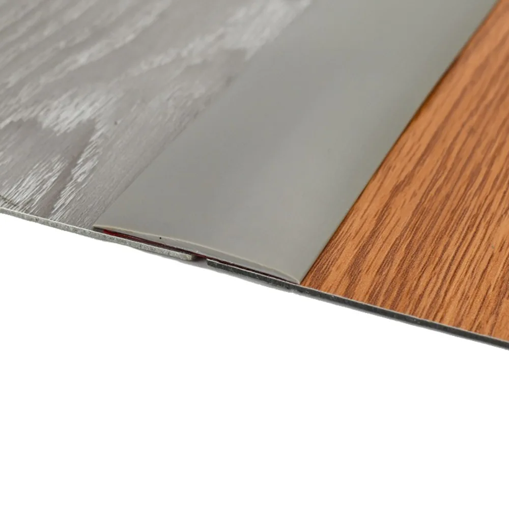 

Self Adhesive Floor Transition Strip Wear-resistant Carpet To Tile Edging Trim Strip PVC Wood Grain Threshold Cover for Doorway