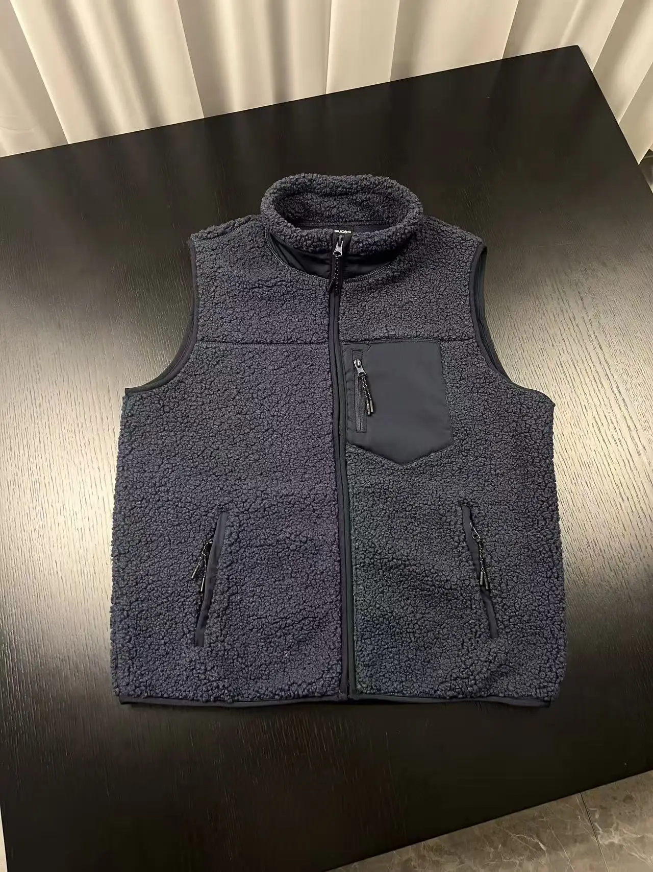 

Ореховый домашний мужской осенне-зимний повседневный жилет на молнии на молнии, уличная одежда, теплый жилет с воротником-стойкой, уличный жилет на молнии для отдыха