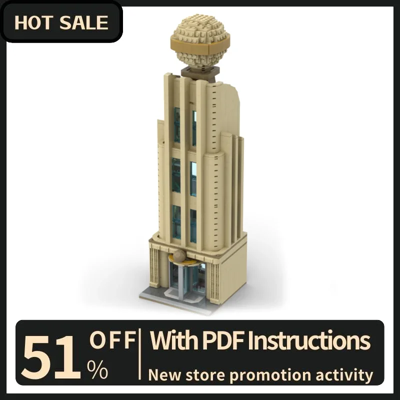 New 1172Pcs Famous Hero Movie Street View Moc Daily Planet Building Model Custom Puzzles Diy Creative Ideas Toys Birthday Gifts