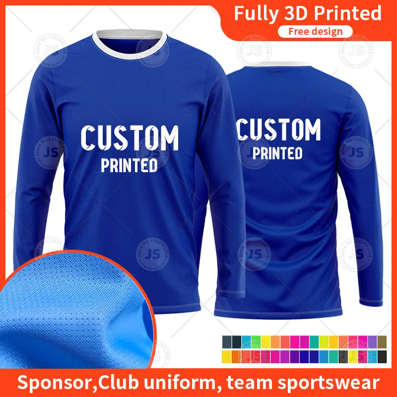 Customized High-End Mesh Long Sleeved T-Shirt With Round Neck Sports Sun Protection Top Wholesale Advertising Shirts Work Top