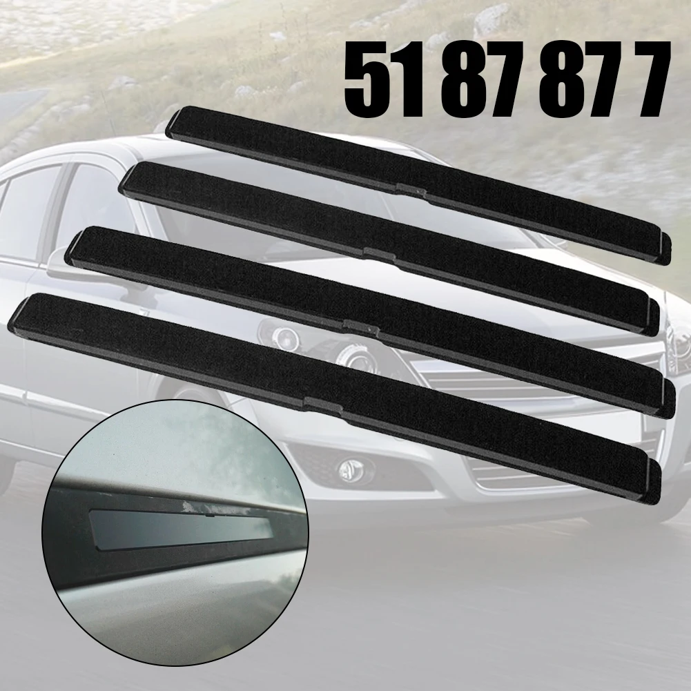 

4Pcs Car Cover Roof Carrier Roofs Rack Protection Covers 5187877 5187878 For Opel Astra H Roof Rail Rack Leg Cover Parts