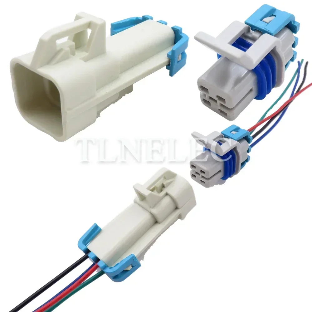 4 Pin Way Automotive Waterproof Connector with Wires 15326423 12176896 LS2 Auto Oxygen Sensor Wiring Harness Socket