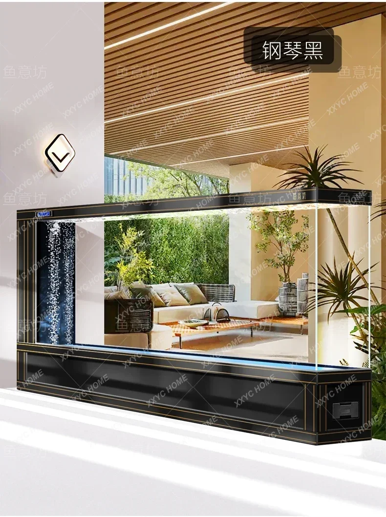 M02 Betta Fish Modern Turtles Aquarium Terrarium Living Room Coffee Table Aquarium Shrimp Ornamental Fish Furniture Acquario