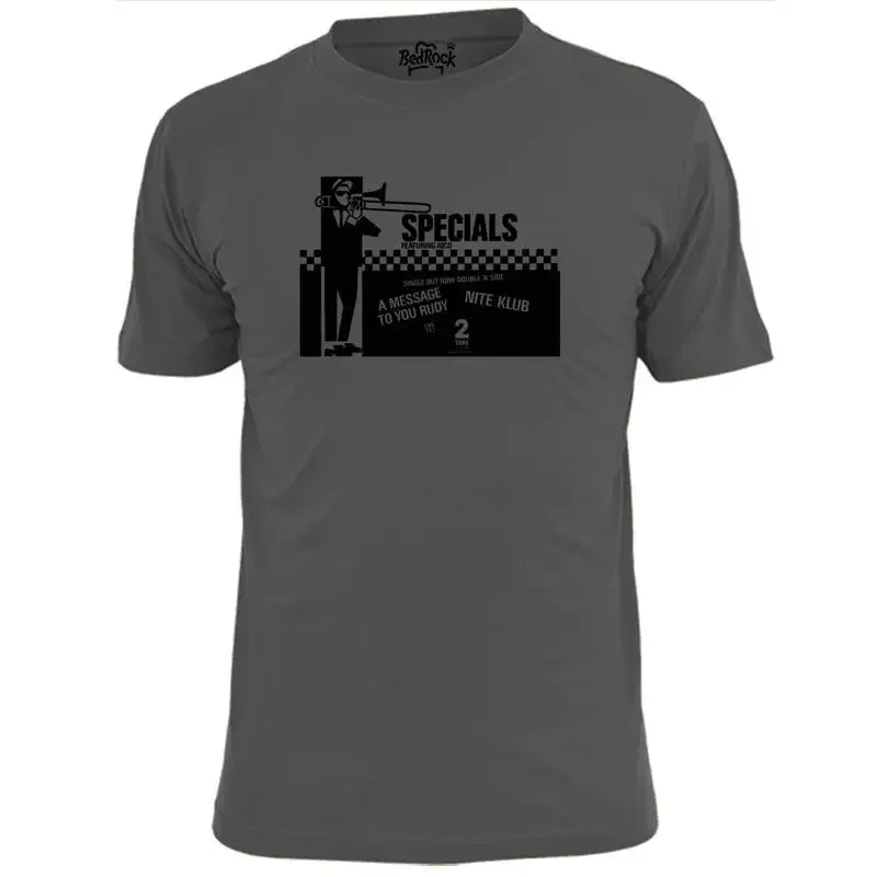 Mens A Message To You Rudy Cover Ska 2 Tone T Shirt Terry Hall Specials