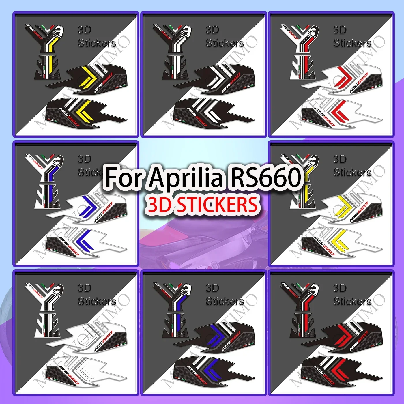 

Motorcycle Stickers Decal For Aprilia RS660 Motorcycle Tank Pad Grips Stickers Scratch Decals Gas Fuel Oil Kit Knee Protector