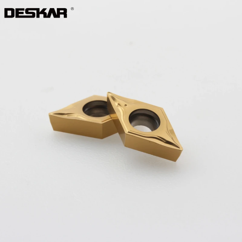 

Deskar Dcmt11t304-fg Lf90s Cermet Turning Tools Internal Carbide Inserts Lathe Cutter For Steel Parts