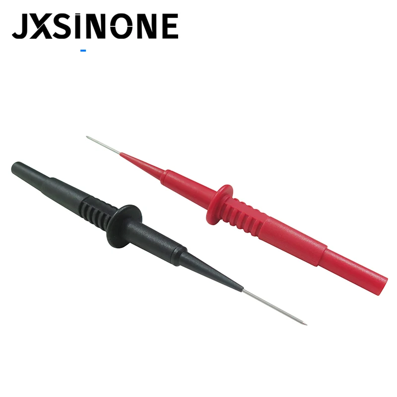 JXSINONE P5008 2 قطعة العزل ثقب إبرة غير المدمرة المتعدد اختبار المسابر الأحمر/الأسود