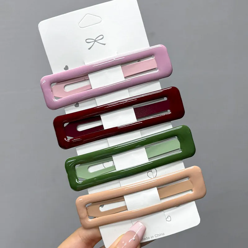 10CM Große BB-Haarspange für Dickes, Schweres Haar, Extra Große Bunte Seitenklammer mit Starkem Halt für Damen, Haarklammer für Frontfransen und Pferdeschwanz – Detail 9