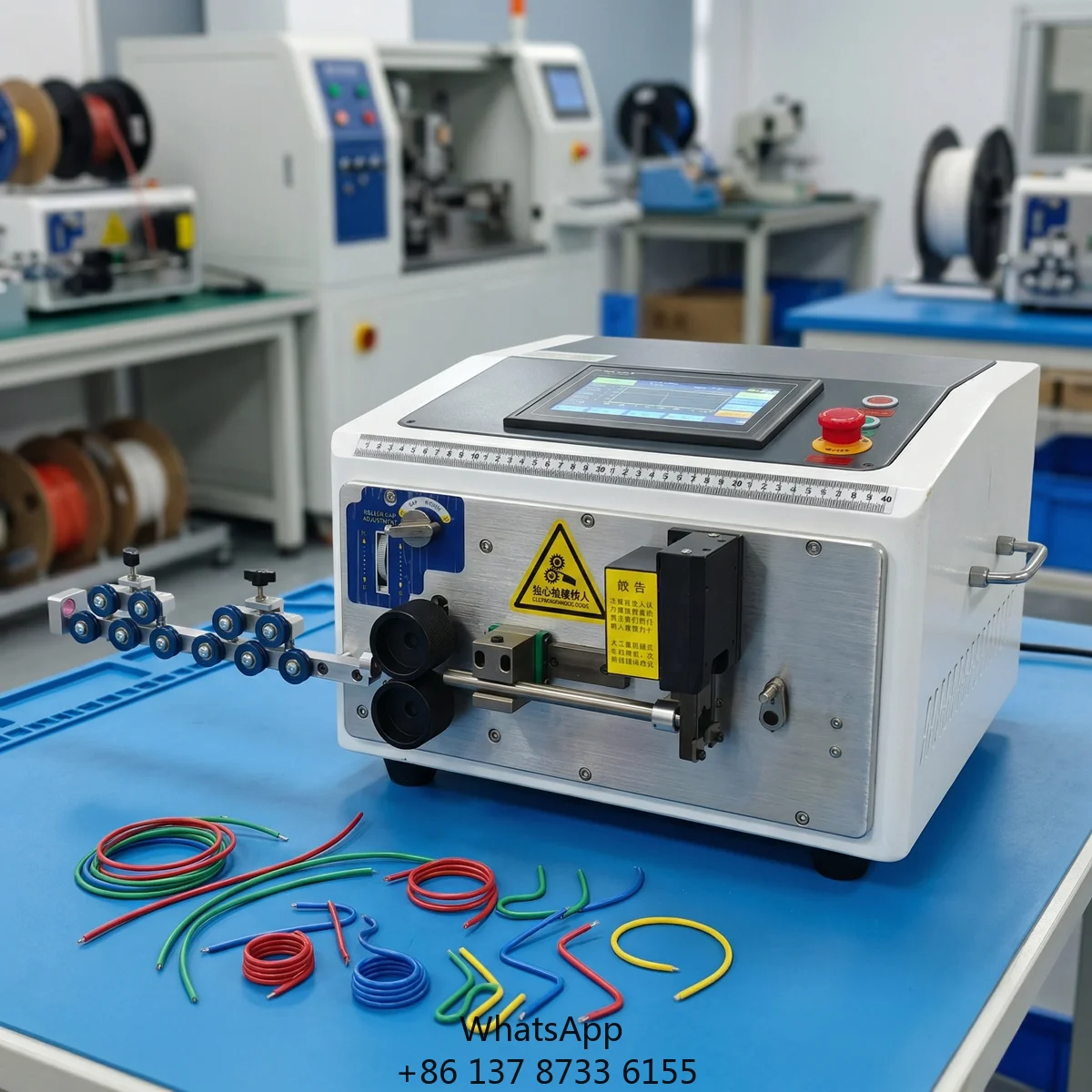 High Precision 0.5-10mm2 Automatic Wire Stripper And Bender Machine 20 Segments Multi-angle 150 Degree Cable Bending Machine