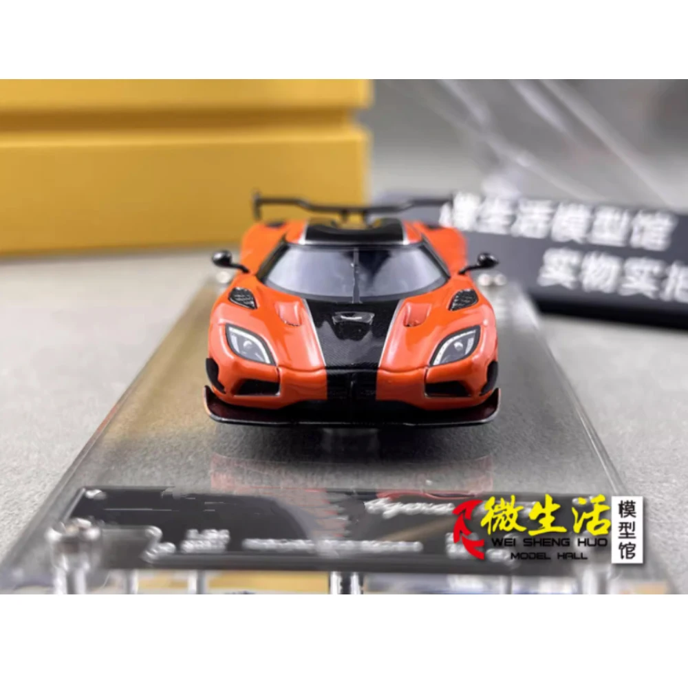 Focal Horizon FH 1:64 Agera RS Orange Diecast Limited Edition Alloy Full-Open collectible Car Model
