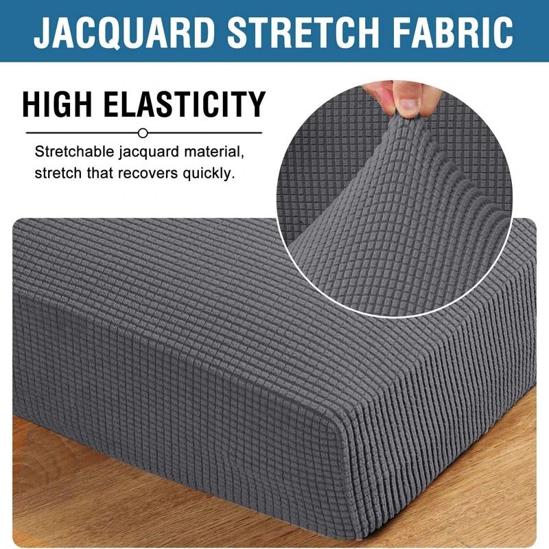 jacquard High Stretch Cushion Cover Sofa Cushion Furniture Protector for Sofa Seat Sofa Slipcover Sofa Cover Soft Flexibility