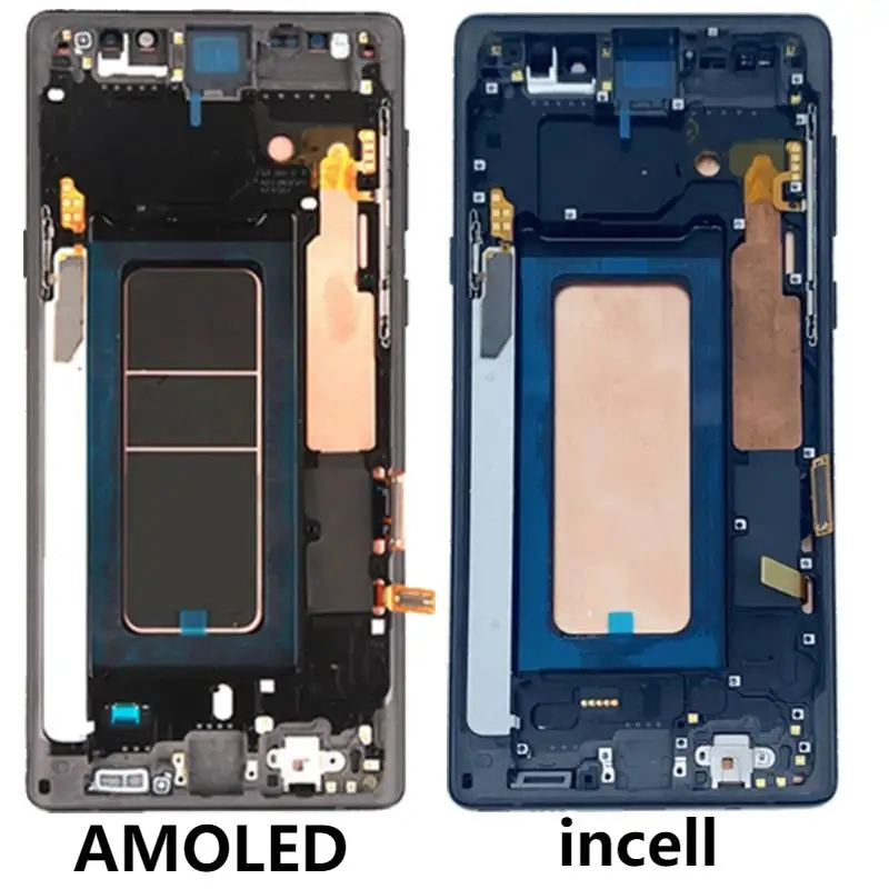 Imagem -03 - Amoled Lcd Touch Screen para Samsung Nota N960 N960f N960u 64 Polegadas Montagem Original com Moldura Peças de Reposição