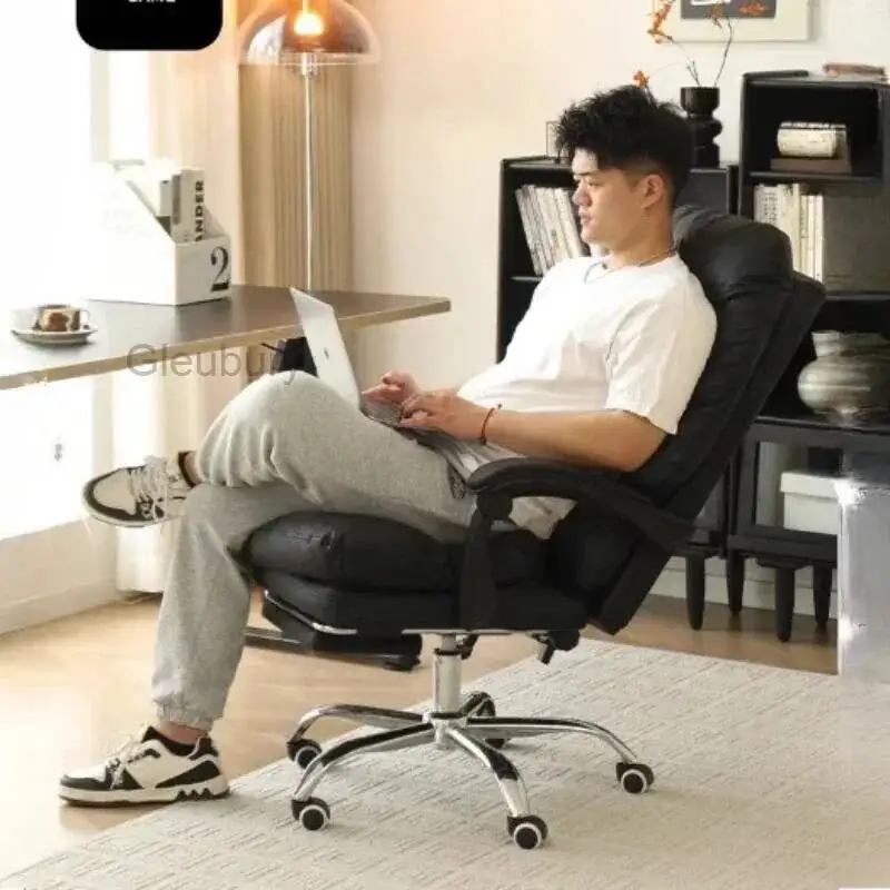 

Компьютерное игровое кресло BossOffice: эргономичное, откидное, с поворотным механизмом, для дома и офиса, с регулировкой наклона спинки до 140 градусов