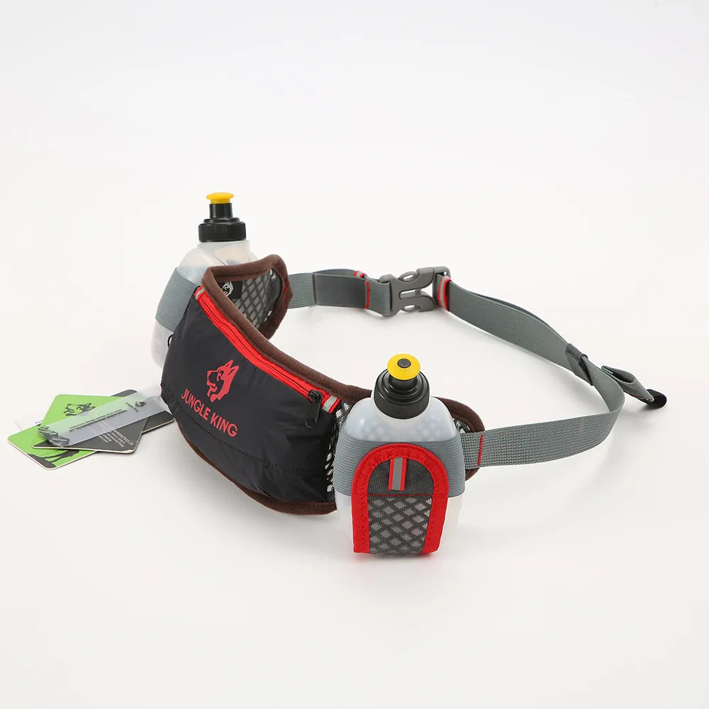 JUNGLE KING NewCY2675 حقيبة حزام خصر مرطبة لماراثون الركض الدراجات تشغيل حامل هاتف مع كيس زجاجة ماء فاني P