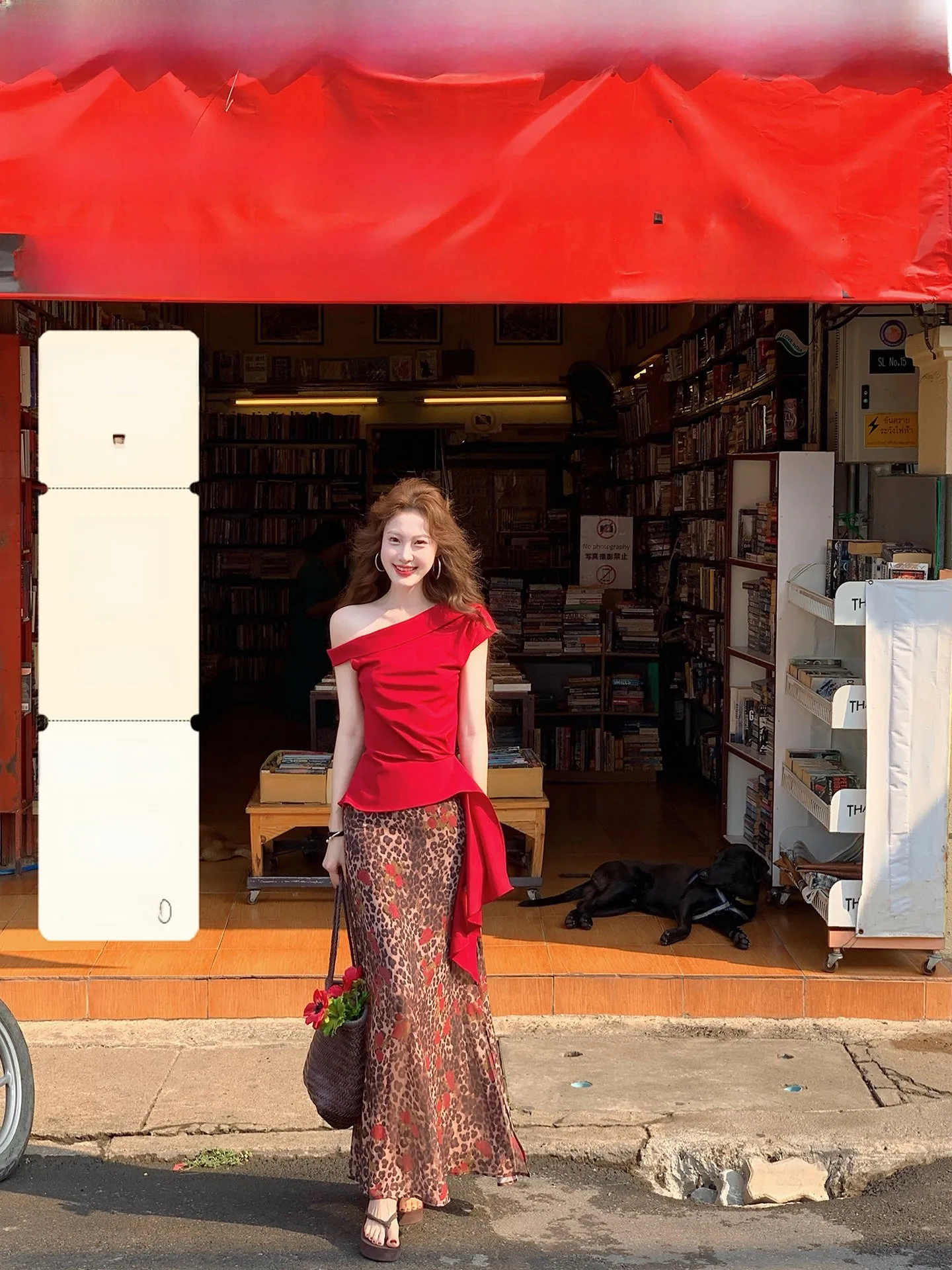 

Женская модная юбка миди с эластичным поясом, винтажным леопардовым принтом и разрезом, облегающая, в стиле Wild Rose