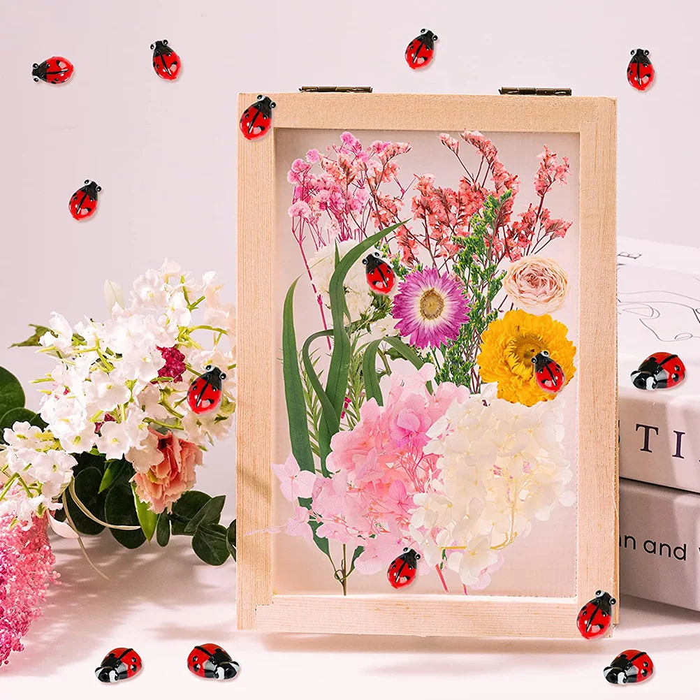 

50 шт. DIY ювелирные изделия стеклянные бусины Божья коровка для браслетов ручной работы ожерелья фестиваль Декор ручные поделки божья коровка DIY бусины