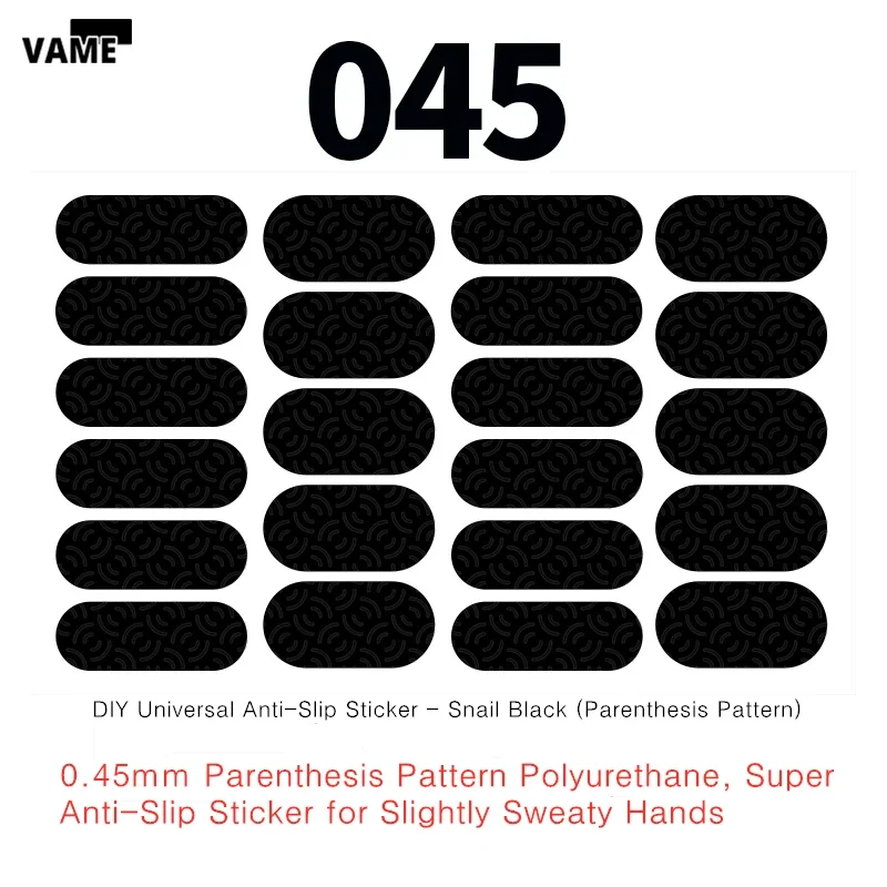 VAME DIY Universal Mouse Keyboard Super Anti-Slip Sticker 025 030 045 050 Non-Slip Anti Sweat Tapes Grips Polyurethane Pink