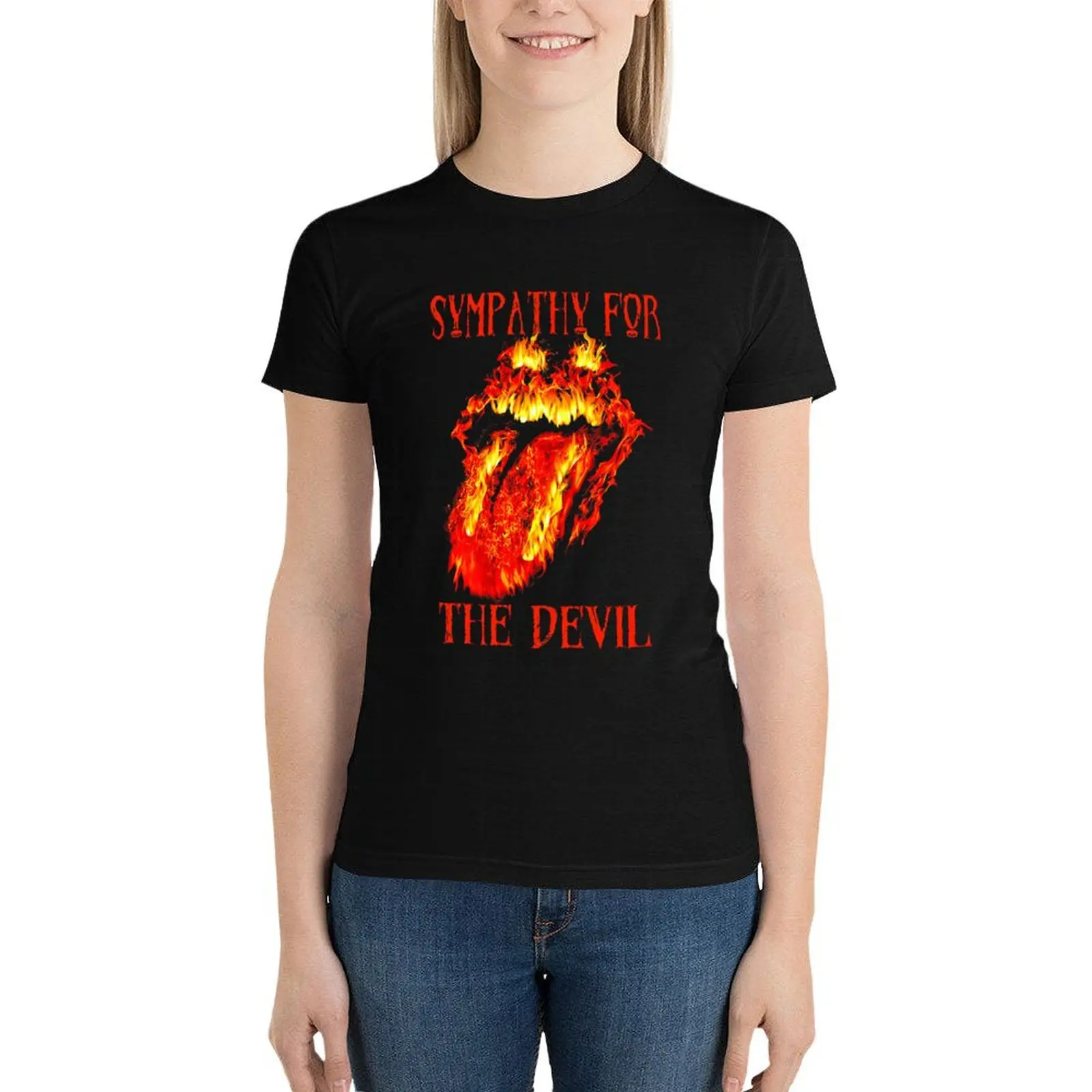 Sympathy for the devil T-Shirt graphics aesthetic clothes T-shirt Women