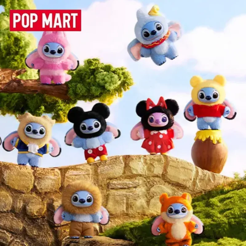 

POP MART Disney Stitch Adventure Series Vinyl Plush Blind Box Toys Anime Action Figure Surprise Mystery Box Dolls Gift