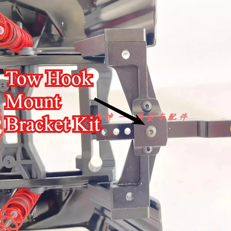 RC Aluminum Tow Hook Mount Bracket Kit Custom Upgrade TH01121 for KM5 KM5pro 1/8 RC Crawler Spare Mod Repair Accessories
