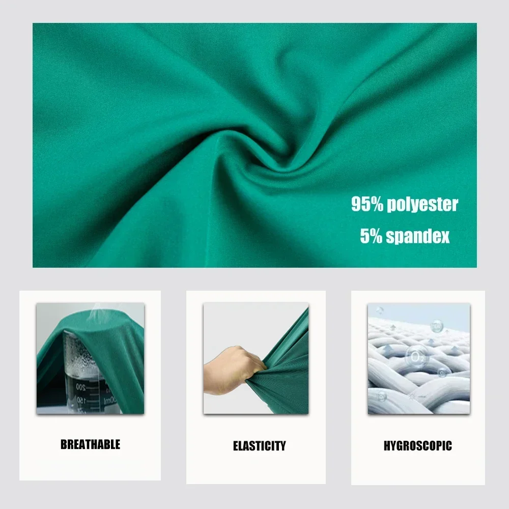 Costume de médecin à manches courtes, ensemble de blouses chirurgicales, vêtements de travail pour clinique d'animaux de compagnie, uniformes de soins infirmiers pour dentisterie, combinaison médicale pour femmes, S-2XL