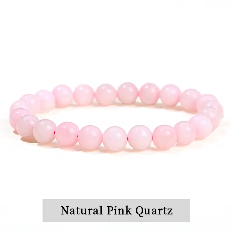JD Natural Stone Beads Bracelet Amethyst Tiger Eye Crystal Quartz Agate Gem Beads Bangles Women Men Reiki Healling Jewelry Gift - Image 18