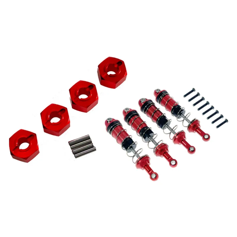 AS96-Para peças sobressalentes de carro MJX-RC 12mm conjunto de acoplador de amortecedor hidráulico para mjx 16207 16208 16209 h16