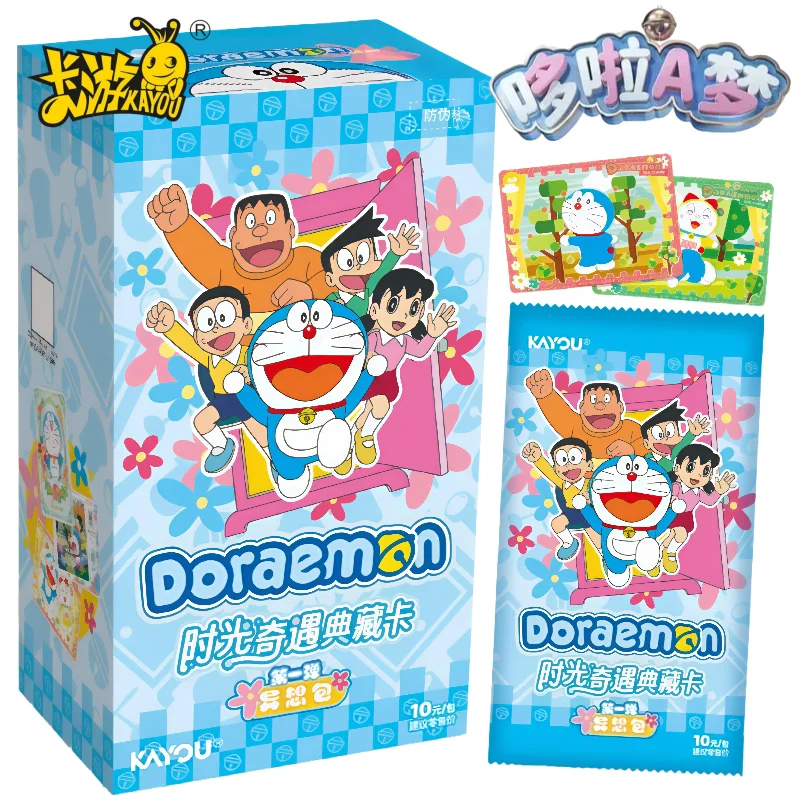 

KAYOU Genuine Doraemon Time Adventure Series Card Anime Commemorative Surrounding Children's Festival Gift Toy Original Box