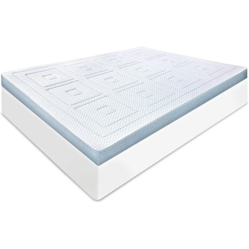 

SensorCOOL 3-Inch Gel-Infused Mattress Topper, Twin, White