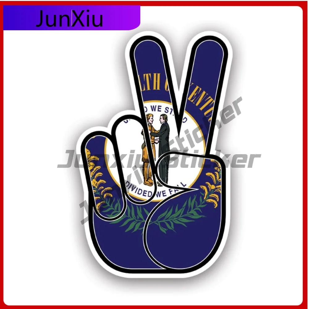 

Kentucky State Shaped Weather Resistant Waterproof Classic For Rear Windshield Car Window Truck No Residue Easy Apply Decoration