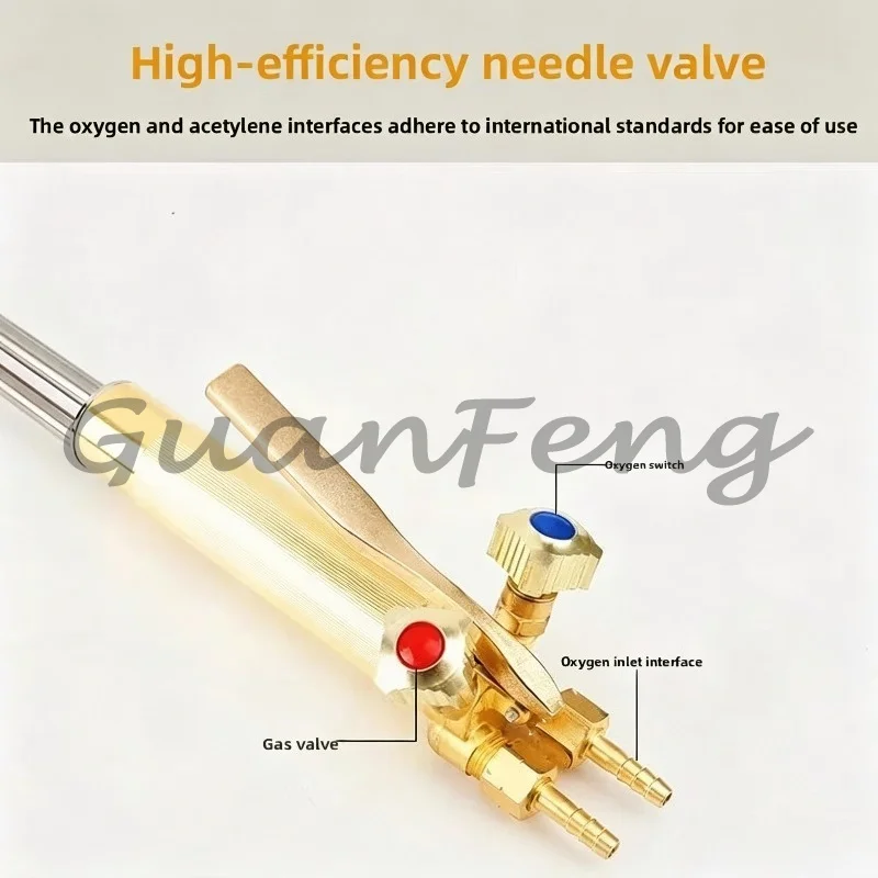 6200 Series 62‑3F Isobaric Torch, Heavy‑Duty Stainless‑Steel Gas Tool for Industrial Metal Fabrication