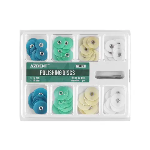 (Cant Be Autoclaved ) Azdent Dental Polishing Discs Gross Reduction Contouring Mandrel Dental Consumables Stripes