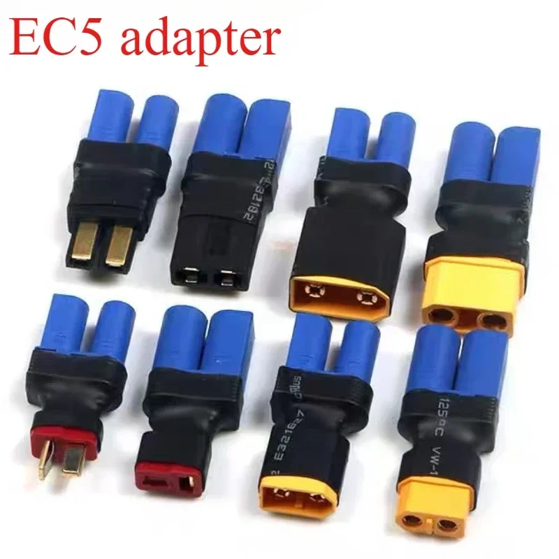 

EC5 Male Female to XT90 XT60 TRX T Plug Male Female No Wire Connector Plug Adapter for RC FPV Vehicle Lipo Battery Esc Connector