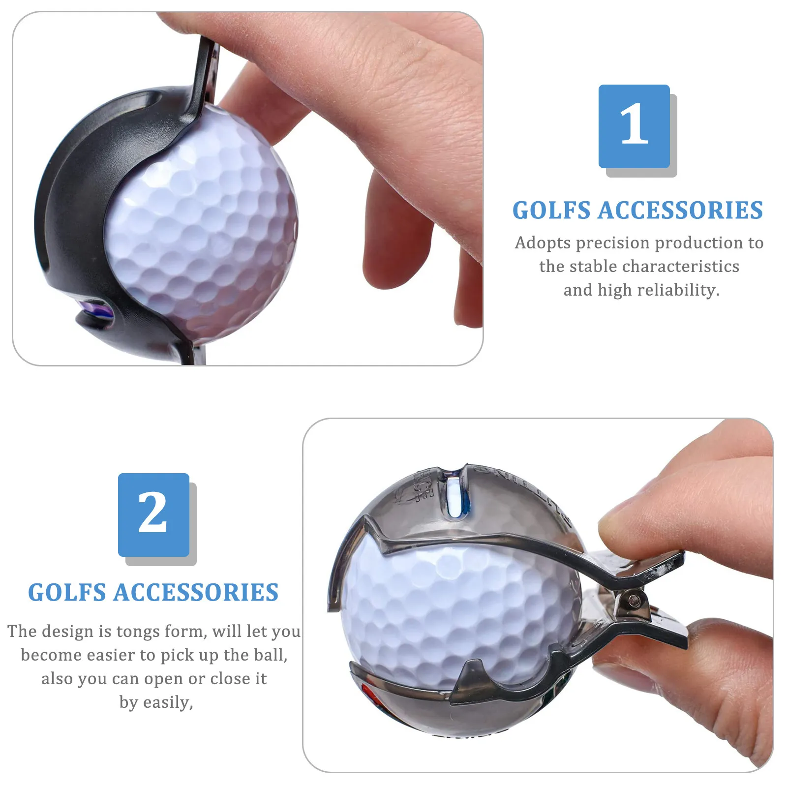 1Set Golf Line Marker Marker Lightweight Alignment Clip Golf Ball Liner Scriber Tool for Accurate Putting Swing