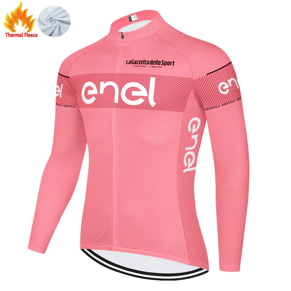 2025 Giro d'Italia maillot ciclismo Tour De Italia camisa de ciclismo de inverno Velo quente roupas de bicicleta MTB Ropa Ciclismo Bicicleta